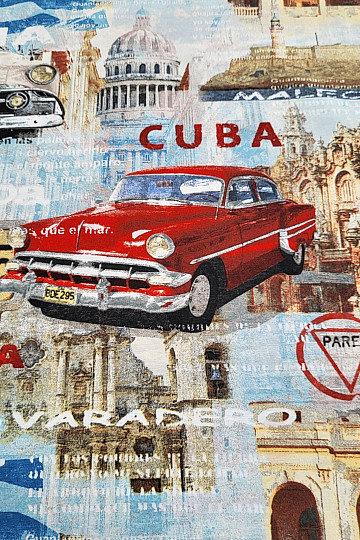 dekorativno blago CUBA retro design