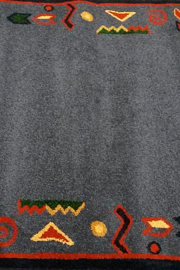 Ovalna preproga MODERN 130x240 modra