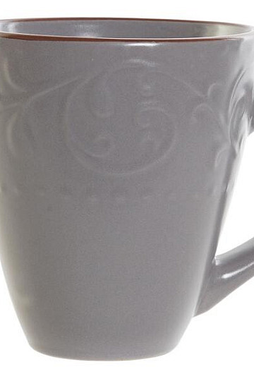 Skodelica GREY RELIEF 325ml siva