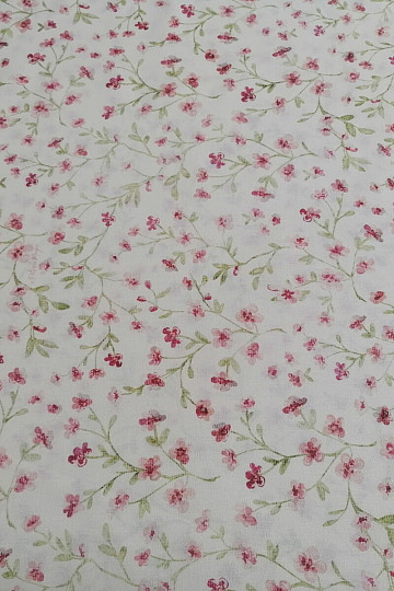 Mini sakura roza bombažna tkanina