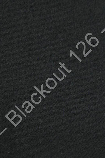 Dekorativna tkanina BLACKOUT za zavese črna 126
