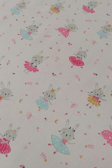 Bombažna tkanina Rabbit Fairy