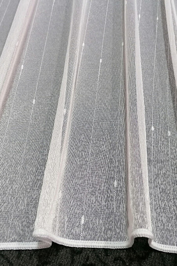Končana zavesa Gerster bela 290x80 cm