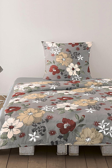 Luksuzna flanelasta posteljnina IRISETTE 8408-60 Maren rdeča
