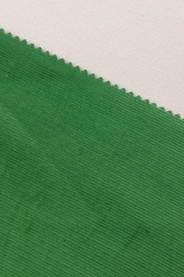 Bombažna tkanina Velvet tanka - zelena