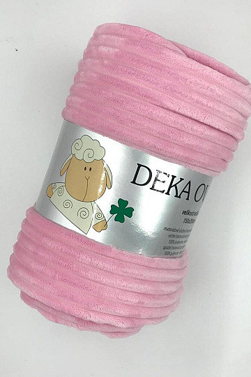 odeja iz mikrovlaken EXTRA SOFT SHEEP velvet - roza