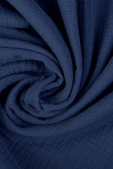 Gaza indigo bombažna tkanina