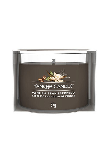 sveča YANKEE CANDLE vonj STŽKI VANILIJE ESPRESSO V KOZARCU 37 g