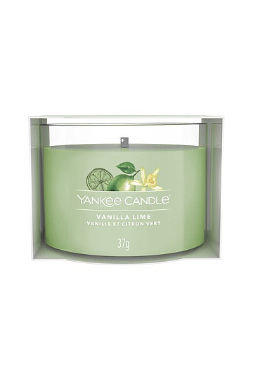sveča YANKEE CANDLE vonj VANILIJA LIMETA V KOZARCU 37 g