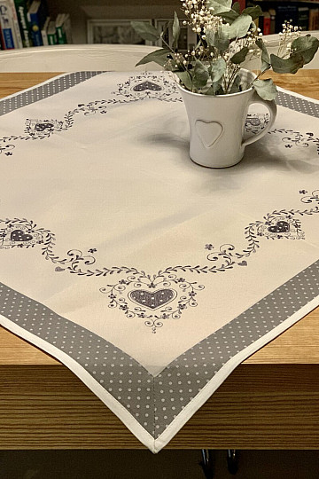 Vezen prt in šal SDRCE GREY