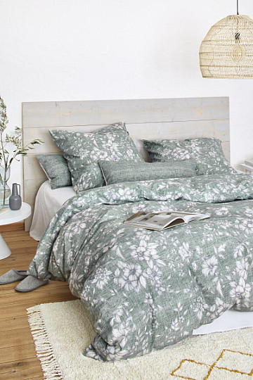 IRISETTE luksuzna flanelasta posteljnina ZOBEL 8558-30 mentol