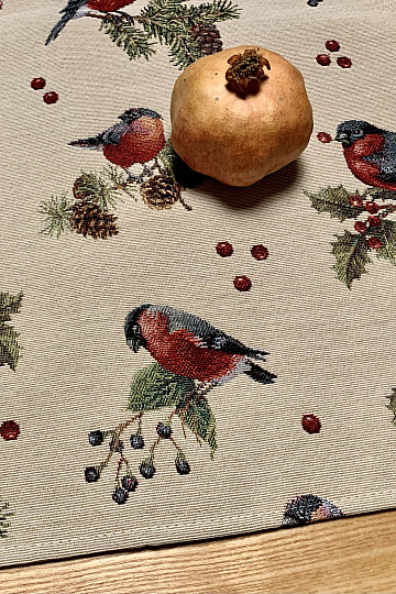 Božična miza WINTER BIRDS