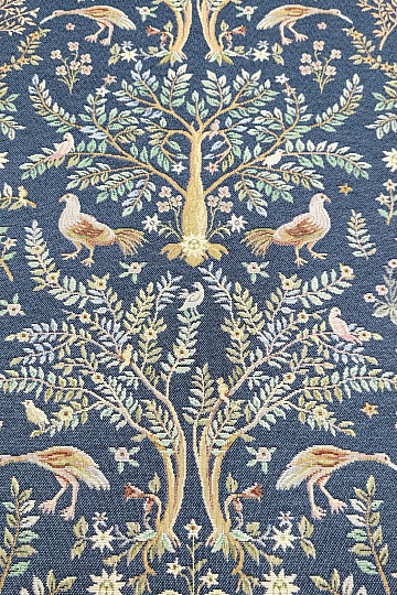 Tkanina za tapiserije WILLIAM MORRIS modra