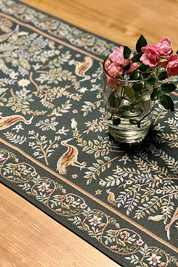 Tapiserija prt in šal WILLIAM MORRIS zelena