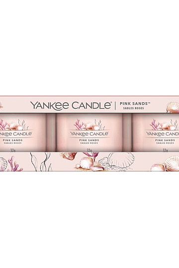 YC PINK SANDS set v steklu 3 kosi