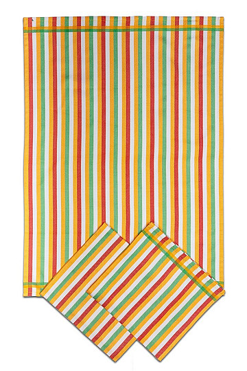 Kuhinjske krpe Bamboo COLOR STRIPS 3 kos