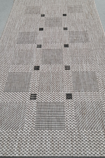 Preproga bouclé FLOORLUX 20079/04 pike srebrno-črna