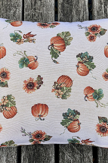 Prevleka za vzglavnik iz tapiserije PUMPKIN PICKUP