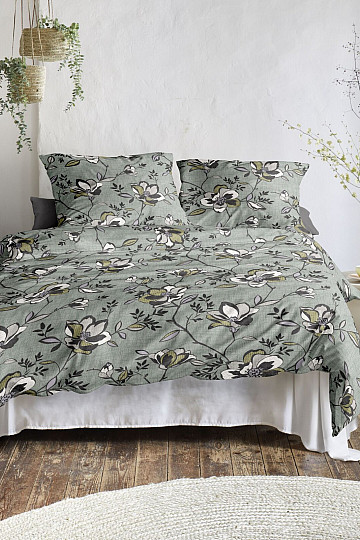 Luksuzna flanelasta posteljnina IRISETTE KOALA 8616-30 ZELENA