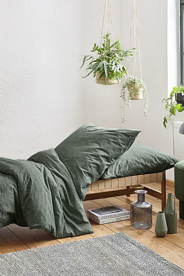 Luksuzna flanelasta posteljnina IRISETTE KOALA 8544-30 zelena