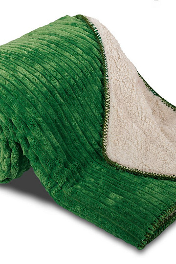 odeja iz mikrovlaken EXTRA SOFT SHEEP velvet - zelena