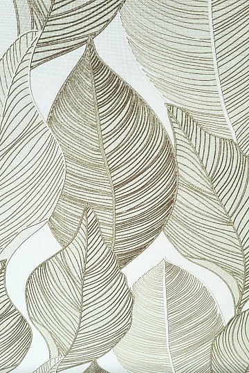 Dekorativna tkanina MAXI LEAVES svetlo zelena