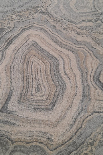 Luksuzna volnena preproga ISFAHAN Efez siva