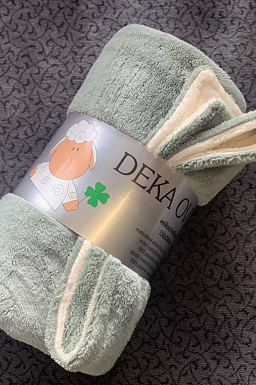 Odeja za ovčke-ovčke ŽAJBELJNO ZELENA