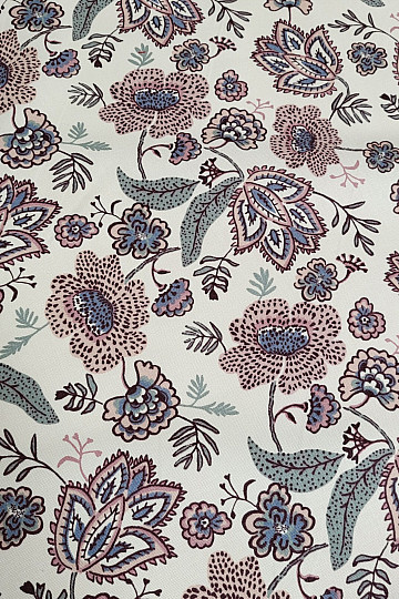Bombažna tkanina CVETJE BOHO
