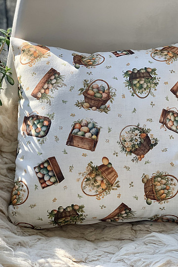 Dekorativna prevleka za vzglavnik PISANA JAJCA