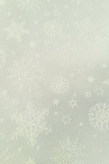 Dekorativna enobarvna tkanina FLAKES MIX CREAM