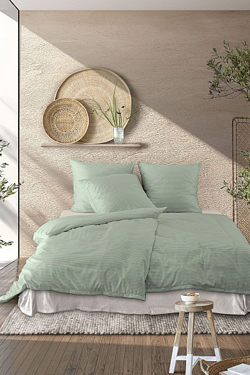 IRISETTE luksuzni bombažni saten TOKIO 8607-30 zelena