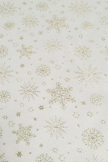 Dekorativna teflonska tkanina FLAKES COPO LUREX zlata
