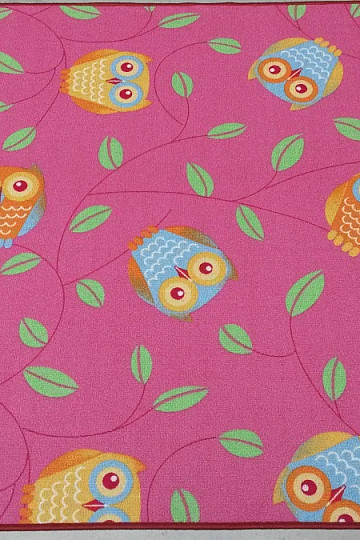 Preproga za punčke OWLS - Happy owl roza