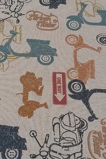 Dekorativna tkanina za skuterje VESPA, digitalni tisk