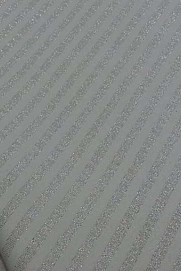Božični pogrinjki in šali Stripes silver natur