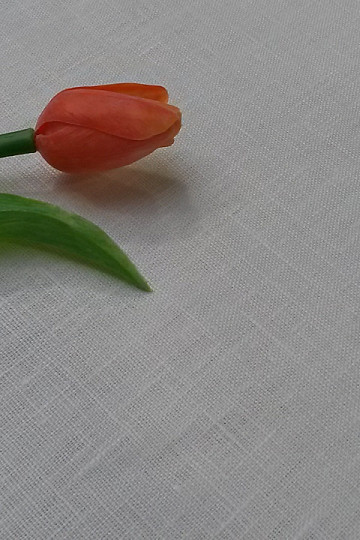 Bela lanena tkanina
