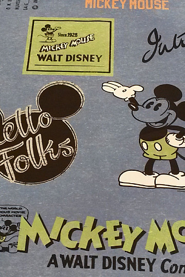 Otroška dekorativna tkanina MICKEY MOUSE modra