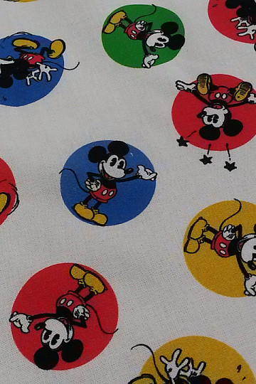 Bombažna tkanina MICKEY MOUSE wheels