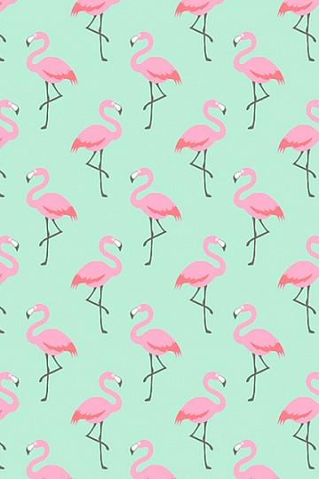 Bombažna tkanina FLAMINGO turkizna
