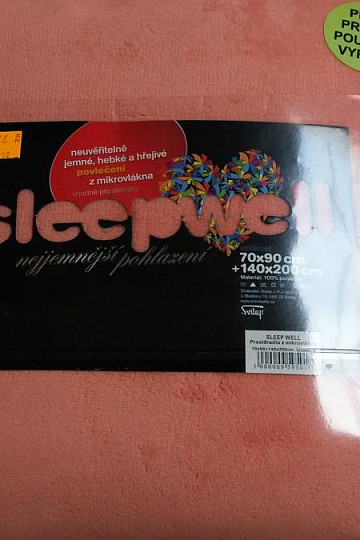 SLEEP WELL UNI posteljnina iz terakote iz mikrovlaken