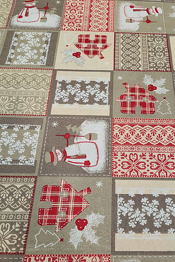 Božično dekorativno blago SNEŽAK I