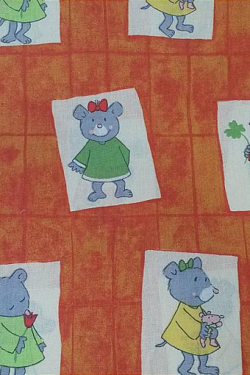 Otroška dekorativna tkanina MIŠKE