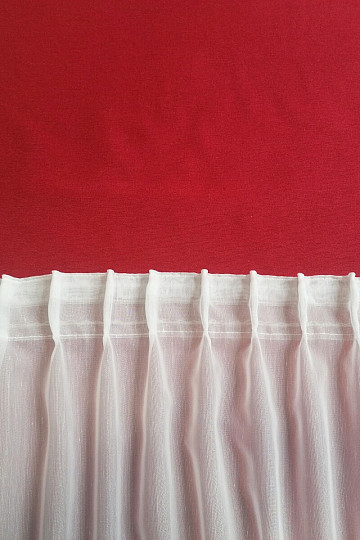 Širok trak za zavese 8 cm, 1:1,5