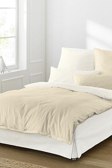 Luksuzna satenasta posteljnina LINEA 8021-80 krem