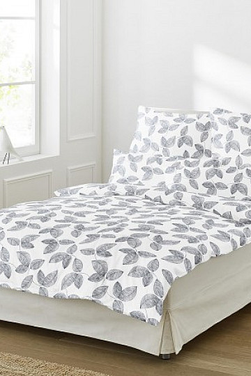 posteljnina Irisette BIO BOMBAŽ saten LEAF 8744-2