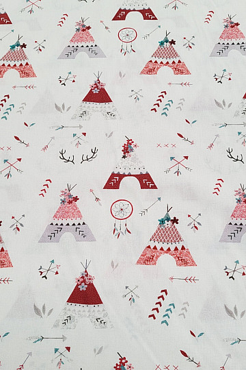 Bombažna tkanina INDIJSKI TEEPEE