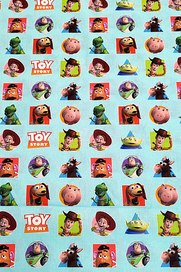 Bombažna tkanina TOY STAR PATCH