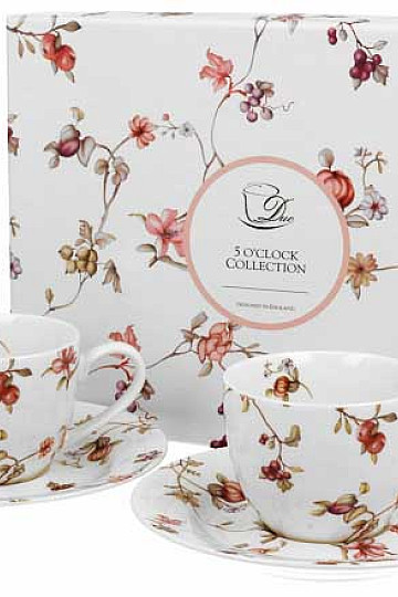 Porcelanasta espresso skodelica set 2 kos