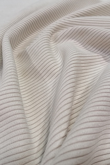 prekrivna tkanina RIB NATURAL CORDURE krem